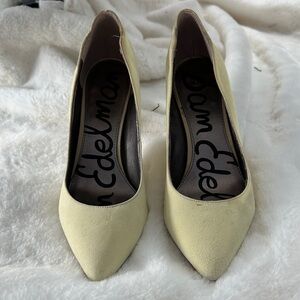 Sam Edelman yellow/green Pointed Toe Heels